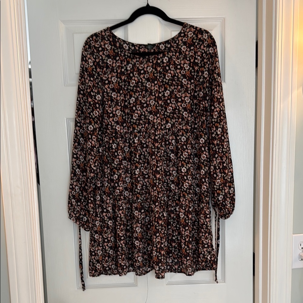 Floral Long Sleeve Dress